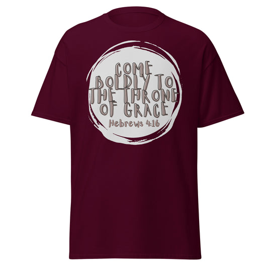 "Come boldly to the throne of Grace" - Men's classic tee