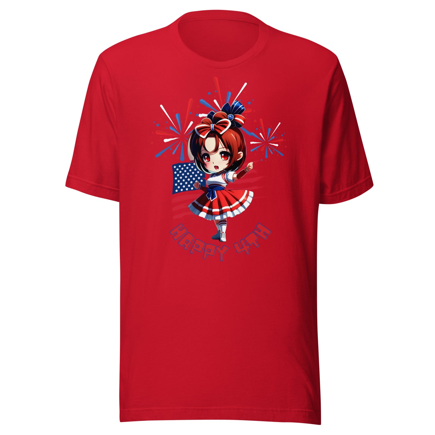 "Happy 4th" - Unisex t-shirt