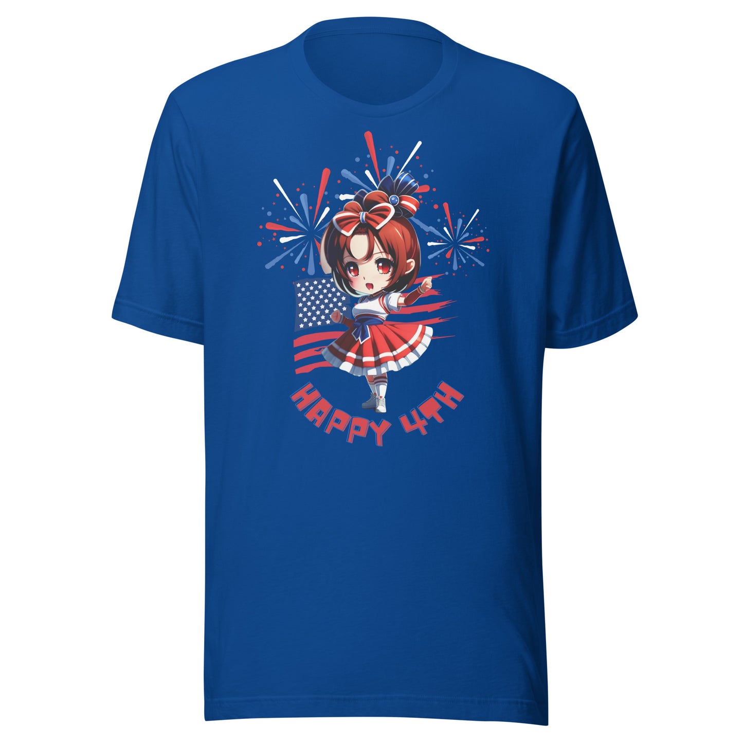 "Happy 4th" - Unisex t-shirt