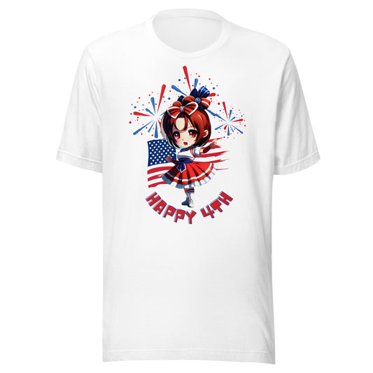 "Happy 4th" - Unisex t-shirt